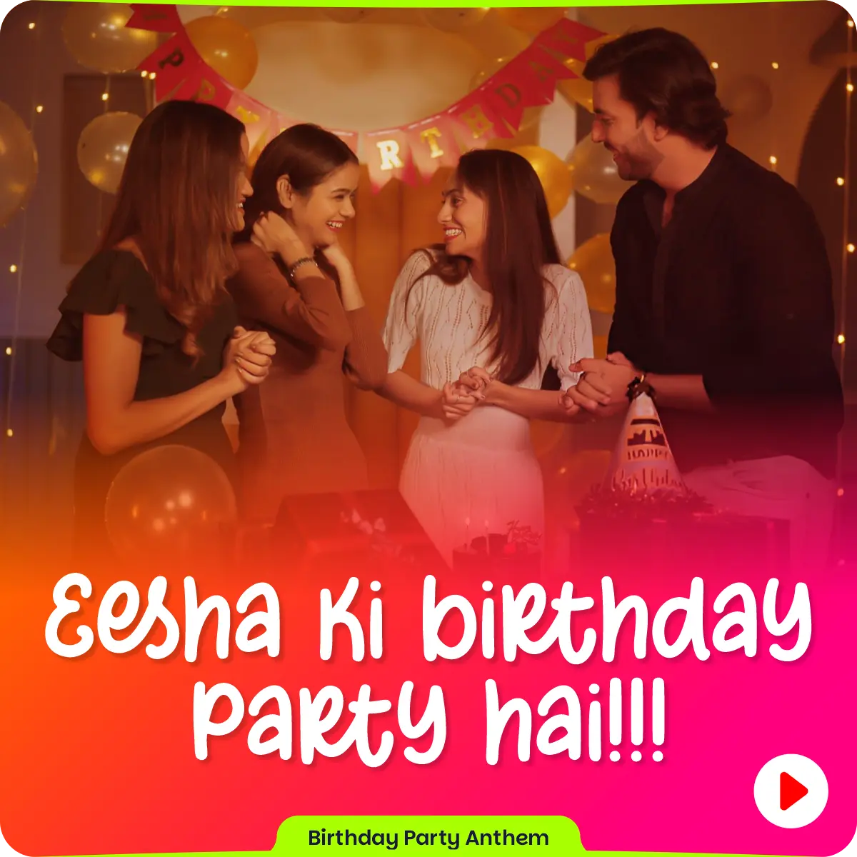 Customised Birthday Anthem Song